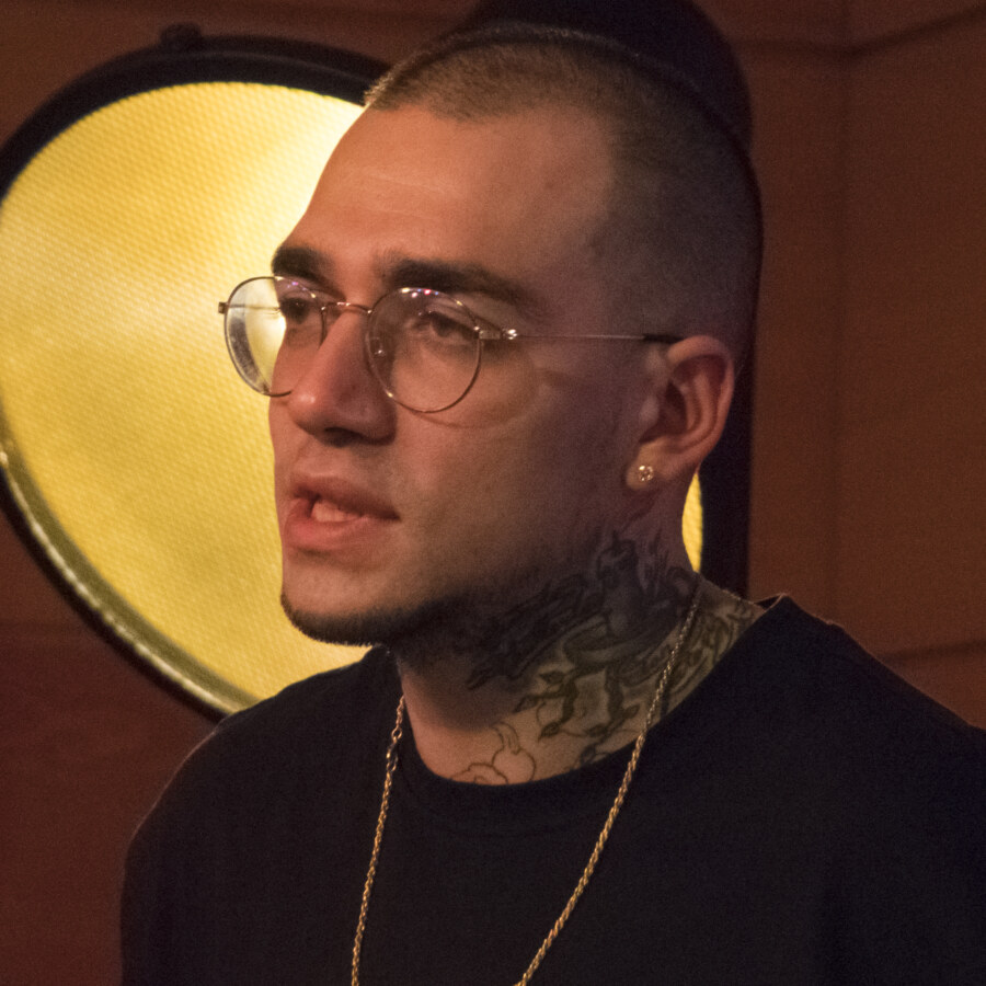 Ezhel, Turkish rapper, photographed in Istanbul in 2018